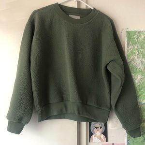 Everlane ReNew Fleece Raglan Sweatshirt